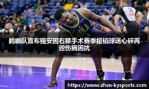 鹈鹕队宣布锡安因右膝手术赛季报销球迷心碎再迎伤病困扰